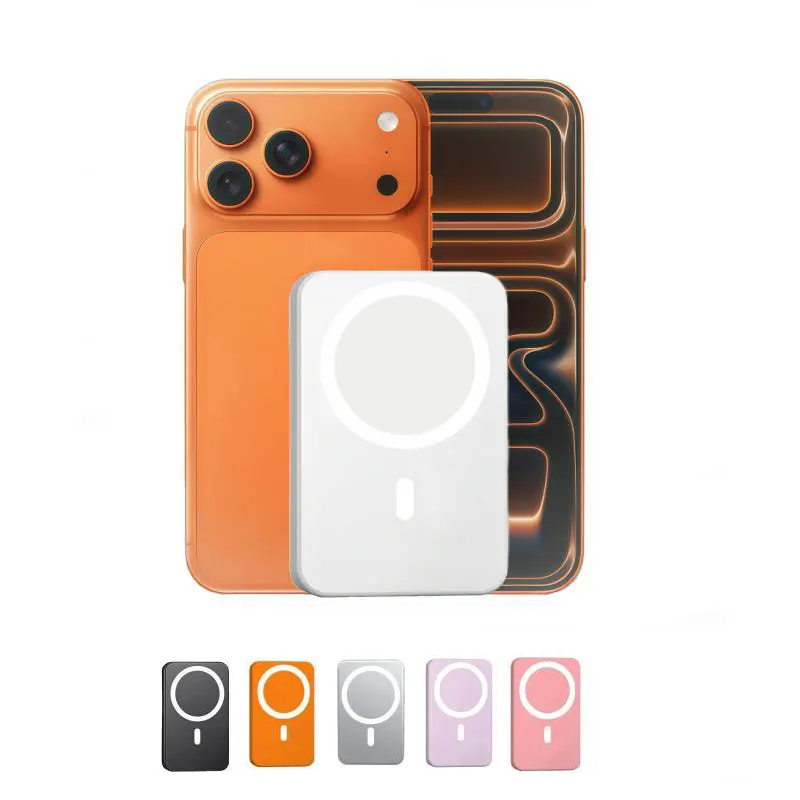 Magnetisk Trådlös Powerbank för iPhone, 12–17 Android, Qi2