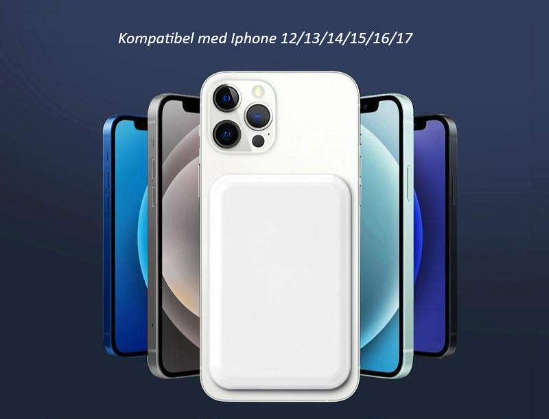 POWERSTACK Magnetisk Powerbank med Snabbladdning