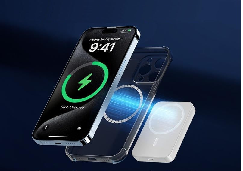 Magnetisk Trådlös Powerbank för iPhone, 12–17 Android, Qi2